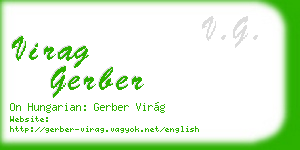 virag gerber business card